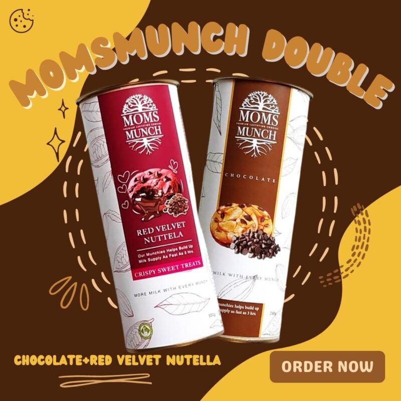 Momsmunch Double (Chocolate+Red Velvet Nutella)